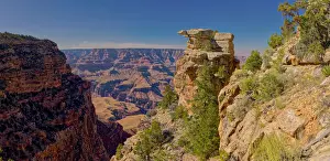X Printready Prints: Stone pillars overlooking Papago Creek Canyon on the south rim of the Grand Canyon