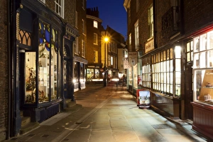 York Prints: Toward Stonegate from Minster Gate