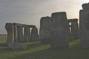 Images Dated 25th January 2008: Stonehenge, 5000 years old stone circle, UNESCO World Heritage Site, Salisbury Plain