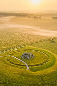 Stonehenge, UNESCO World Heritage Site, Salisbury Plain, Wiltshire, England