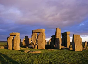 Symbol Prints: Stonehenge, Wiltshire, England, UK