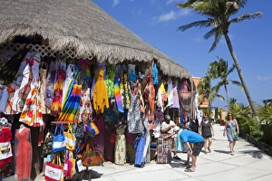 Fashion Prints: Store in Costa Maya port, Quintana Roo, Mexico, North America