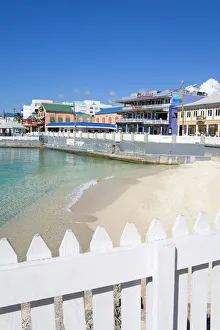 Fence Prints: Stores on Harbour Drive, George Town