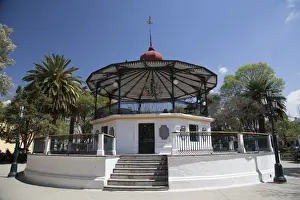 Rotunda Prints: Two storey marimba bandstand, El Zocalo (also referred to as the Plaza of March 31st)