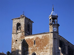Trujillo Prints: Storks on tower of San Martin church