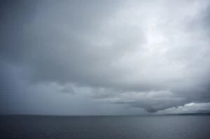 Images Dated 19th September 2010: Storm clouds settle over the Puget Sound, Washington State, United States of America