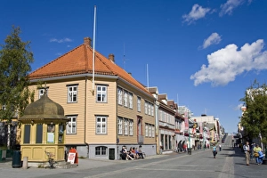 Images Dated 21st July 2008: Stortorget (Main Square), Tromso City, Troms County, Norway, Scandinavia, Europe