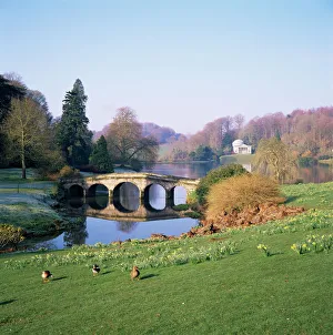Wiltshire Prints: Stourhead, Wiltshire, England, United Kingdom, Europe