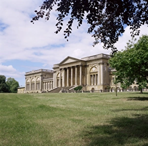 Buckingham Shire Prints: Stowe House, Stowe Landscaped Gardens, Buckinghamshire, England, United Kingdom, Europe