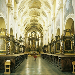 Strahov monastery church, Prague, Czech Republic, Europe