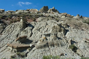 North Dakota Prints: Strange rock formations in the Roosevelt National Park