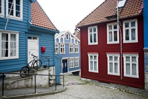 Images Dated 12th August 2009: Strangehagen street, Stransidden District, Bergen, Hordaland, Norway, Scandinavia, Europe