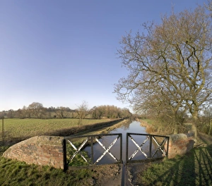 Images Dated 12th February 2008: The Stratford upon Avon canal, Preston Bagot, Warwickshire, England, United Kingdom