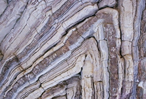 Folded Prints: Stratified rock at Agio Pavlos in southern Crete