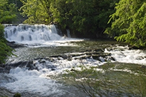 Vermont Prints: Stream in downtown Windsor, Vermont, New England, United States of America, North America