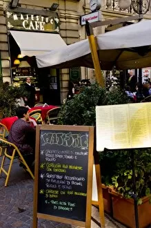 Images Dated 30th September 2008: Street cafe, Milan, Lombardy, Italy, Europe