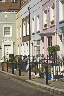 Chelsea Prints: A street in Chelsea, London, England, United Kingdom, Europe