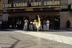 Performer Prints: Street dancer, Santiago, Chile, South America