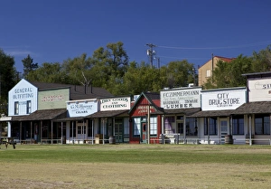 Mid West Prints: Front Street in Dodge City, frontier town of the Old West