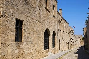 Images Dated 1st May 2008: Street of the Knights, Rhodes, UNESCO World Heritage Site, Rhodes, Dodecanese