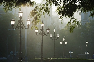 Street Lamps Prints: Street lamps, Buenos Aires, Argentina, South America