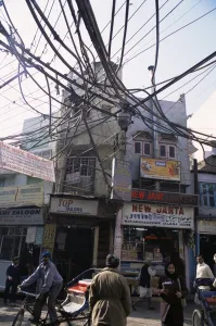 Old Delhi Prints: Street in Old Delhi