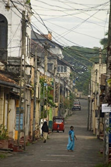 Images Dated 22nd December 2009: Street of old Dutch houses, inside Fort at Galle, south coast of Sri Lanka, Asia
