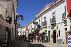 Images Dated 7th August 2008: Street in the Old Town of Lagos, Algarve, Portugal, Europe