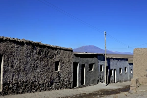 Simplicity Prints: Street in Santiago de Agencha, Southwest Highlands, Bolivia, South America