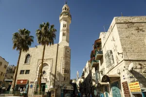 Bethlehem Prints: Street scene in Bethlehem, West Bank, Palestine territories, Israel, Middle East