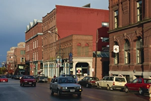 Portland Prints: Street scene with cars