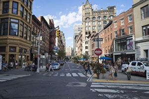 Chelsea Prints: Street scene in Chelsea, Manhattan