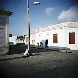 Cienfuego Prints: Street scene, Cienfuegos, Cuba, West Indies, Central America