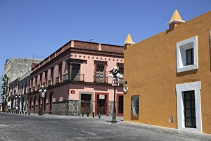 Historic Centre Prints: Street scene and colonial architecture