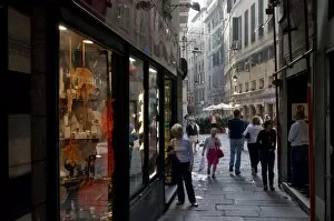 Images Dated 20th September 2008: Street scene, Genoa port, Liguria, italy, Europe