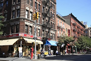 Street Scenes Prints: Street scene, Greenwich Village, West Village, Manhattan, New York City