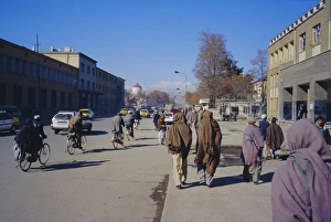 Kabul Prints: Street scene, Kabul, Afghanistan