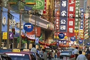 Street scene, Shanghai, China, Asia