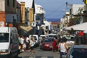 Reunion Prints: Street scene, St