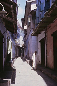 Of African Descent Prints: Street scene, Zanzibar, Tanzania, East Africa, Africa