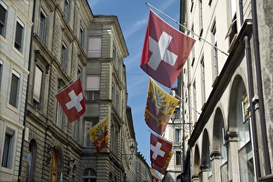 Images Dated 7th September 2009: Street scenes in Geneva old Town, Geneva, Switzerland, Europe