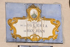Street Sign Prints: Street sign, Montevideo, Uruguay, South America
