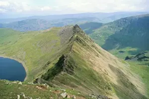 Surface Processes Prints: Striding Edge, Helvellyn, Lake District National Park, Cumbria, England