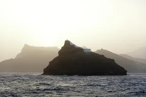 Verde Prints: The striking offshore rock known as Djeu, Saint Vincent, Cape Verde