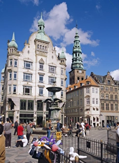 Sightseer Prints: Stroget, Copenhagen, Denmark, Europe