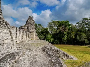 Campeche Prints: Structure I, Xpuhil Archaeological Site, Xpujil, Campeche State, Mexico