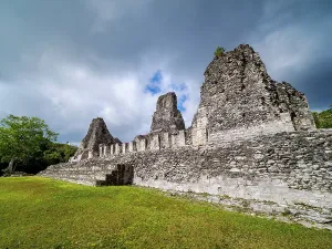 Maya Prints: Structure I, Xpuhil Archaeological Site, Xpujil, Campeche State, Mexico