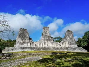 Campeche Prints: Structure I, Xpuhil Archaeological Site, Xpujil, Campeche State, Mexico
