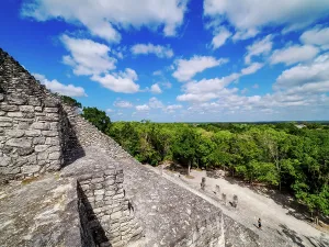 Monumental Prints: Structure II, Calakmul Archaeological Site, Campeche State, Mexico