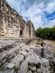 Relics Prints: Structure II, Hormiguero Archaeological Site, Campeche State, Mexico